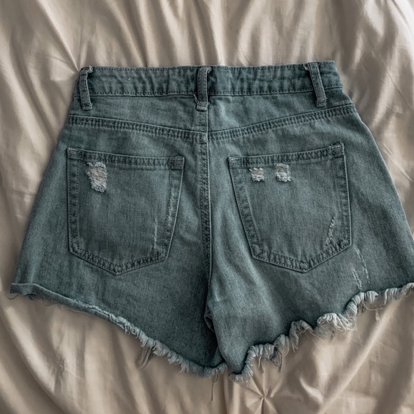 Jean Ripped Shorts - Picture 2 of 2